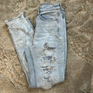American Eagle Distressed Mom Jean